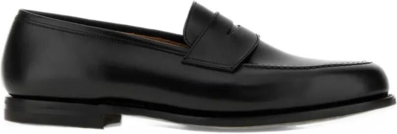 Crockett & Jones Boston penny loafers Zwart