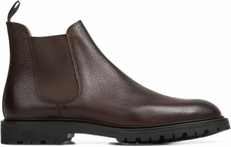Crockett & Jones Chelsea 11 grained leather ankle boots Bruin