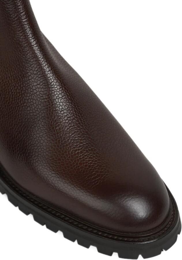 Crockett & Jones Chelsea 11 grained leather ankle boots Bruin - Foto 2
