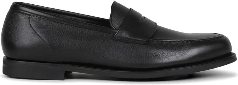Crockett & Jones Harvard loafers van bewerkt leer Zwart