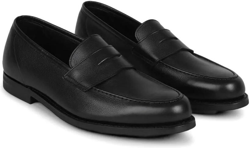 Crockett & Jones Harvard loafers van bewerkt leer Zwart - Foto 4