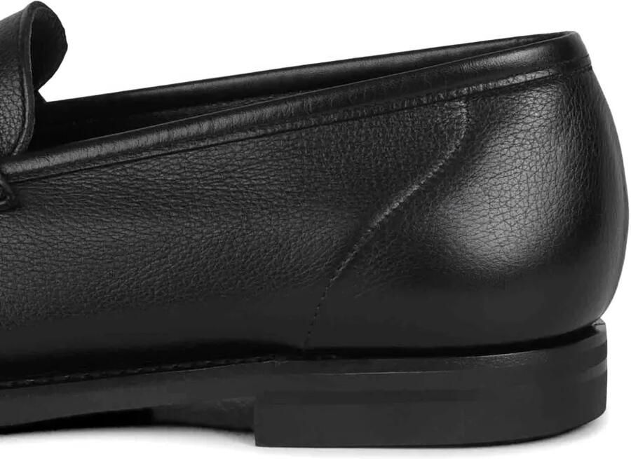 Crockett & Jones Harvard loafers van bewerkt leer Zwart - Foto 2