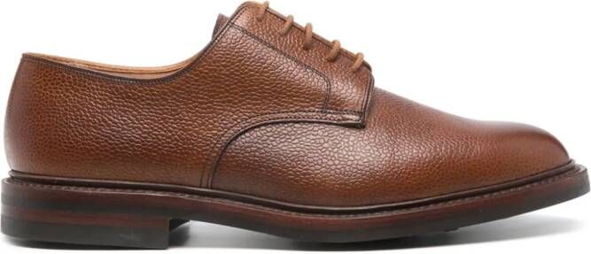 Crockett & Jones Gasmere leather derby shoes Bruin
