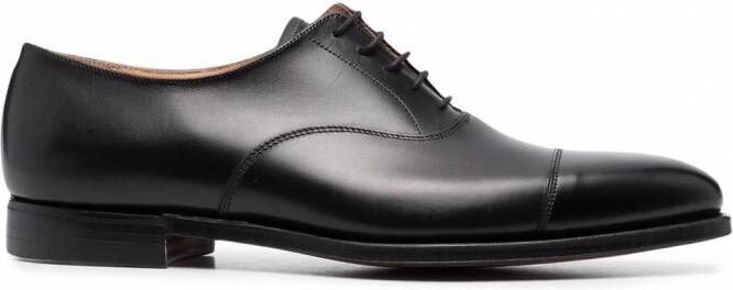 Crockett & Jones Leren derby veterschoenen Zwart