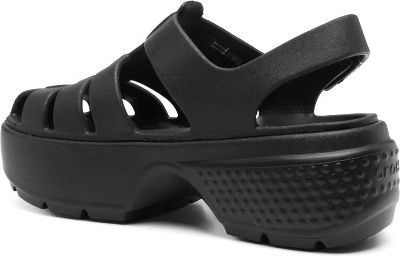Crocs 50 mm Stomp Fisher sandalen Zwart - Foto 3