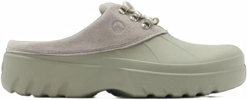 Crocs Axle lace-up beaded mules Groen