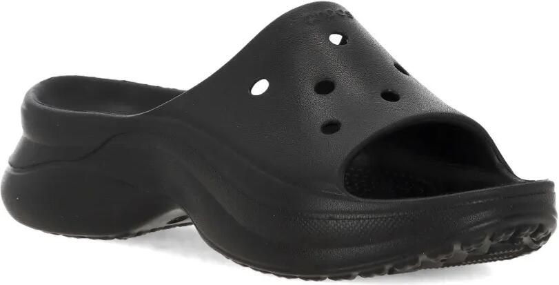 Crocs Bae slippers met geperforeerde details Zwart - Foto 3
