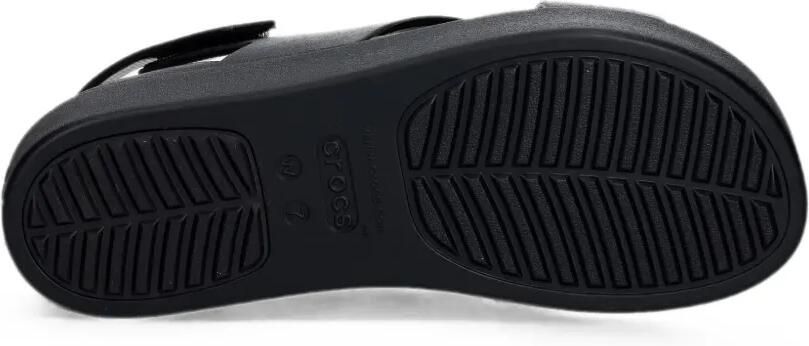 Crocs Brooklyn 4U Cross Strap sandalen met plateauzool Zwart - Foto 5