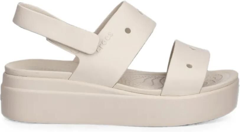 Crocs Brooklyn 4U sandalen met platform Beige