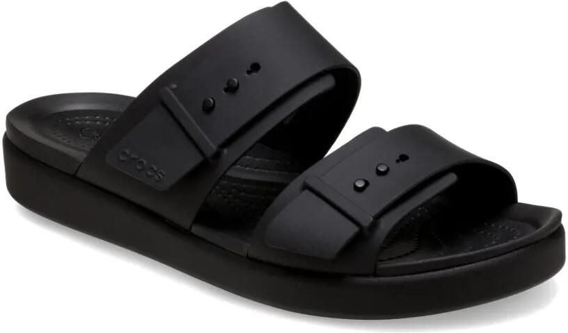 Crocs Brooklyn Bucle Low sandalen met gespbandje Zwart - Foto 5
