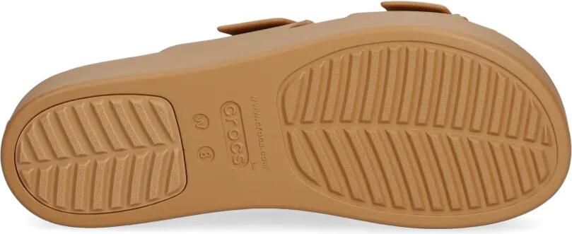 Crocs Brooklyn slippers met platform Beige - Foto 5