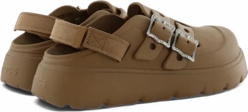 Crocs buckle-detail slingback mules Bruin - Foto 3