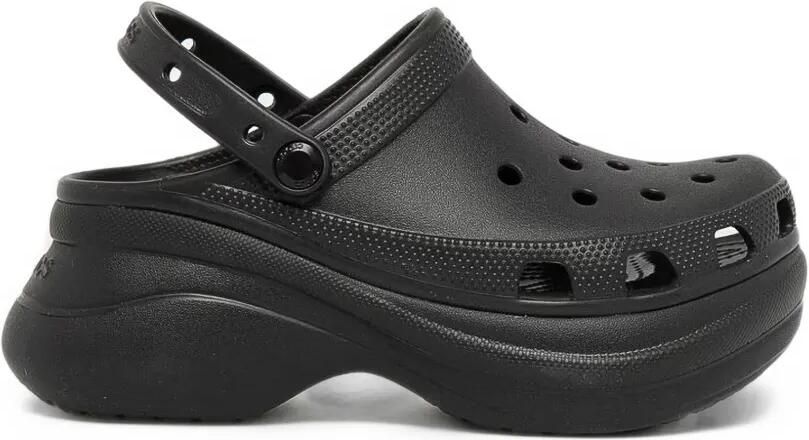Crocs Classic Bae platform clogs Zwart