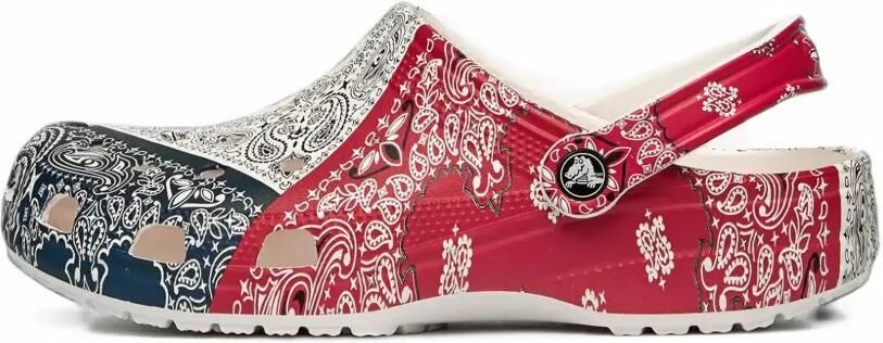 Crocs Classic Bandana muiltjes Wit