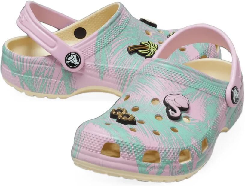 Crocs Classic Clog palm-print sandals Roze - Foto 2