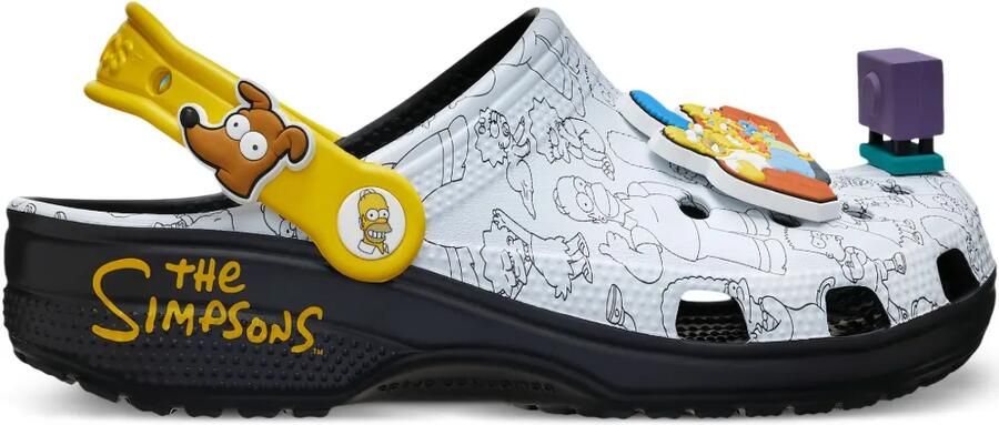 Crocs Classic Clog "The Simpsons Intro Sequence" sandalen Wit