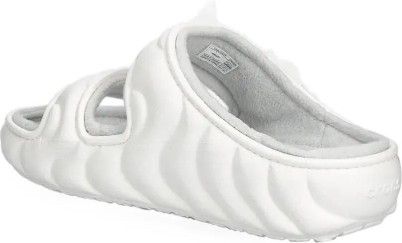 Crocs Classic Cozzzy fleece-lined sandals Wit - Foto 2