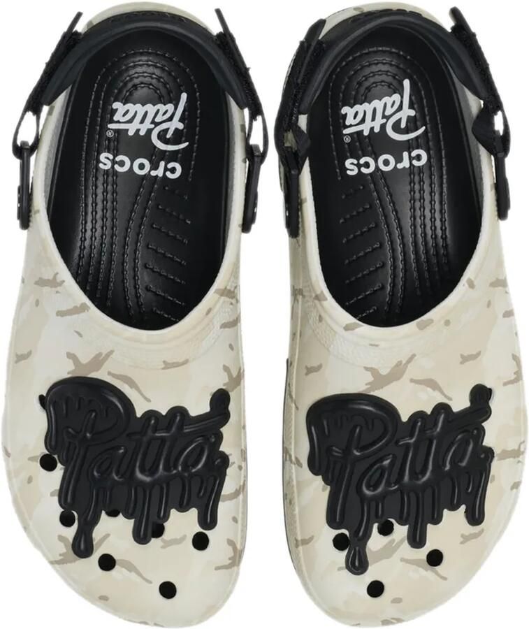 Crocs Classic EXP Patta klompen met camouflage-print Beige