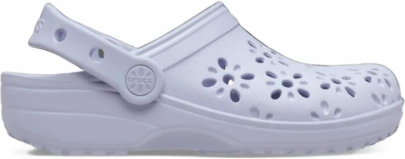 Crocs Classic floral cut-out clogs Paars