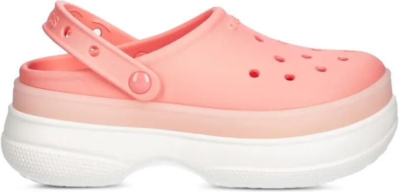 Crocs Classic Frosted klompen met platform Roze
