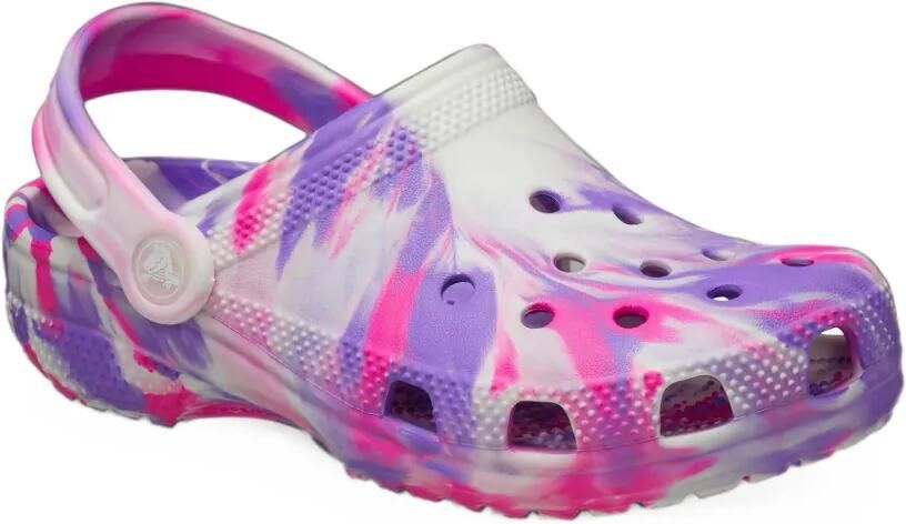 Crocs Classic Glow Marbled sandals Wit