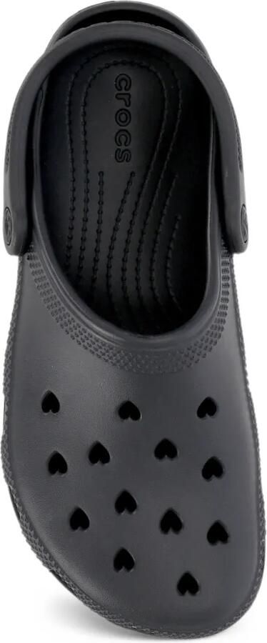 Crocs Classic heart-perforated mules Zwart - Foto 2