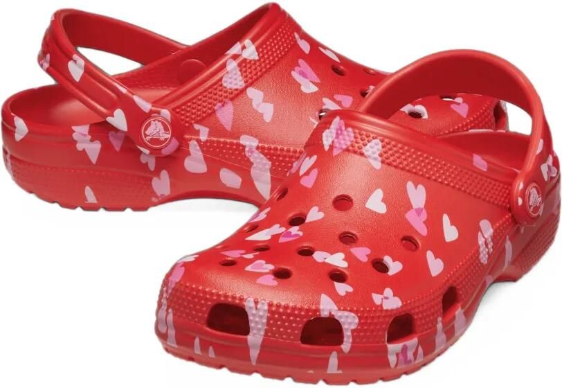 Crocs Classic heart-print mules Rood - Foto 2