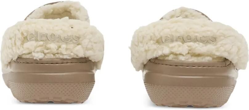 Crocs Classic klompen met fleecevoering Beige - Foto 2