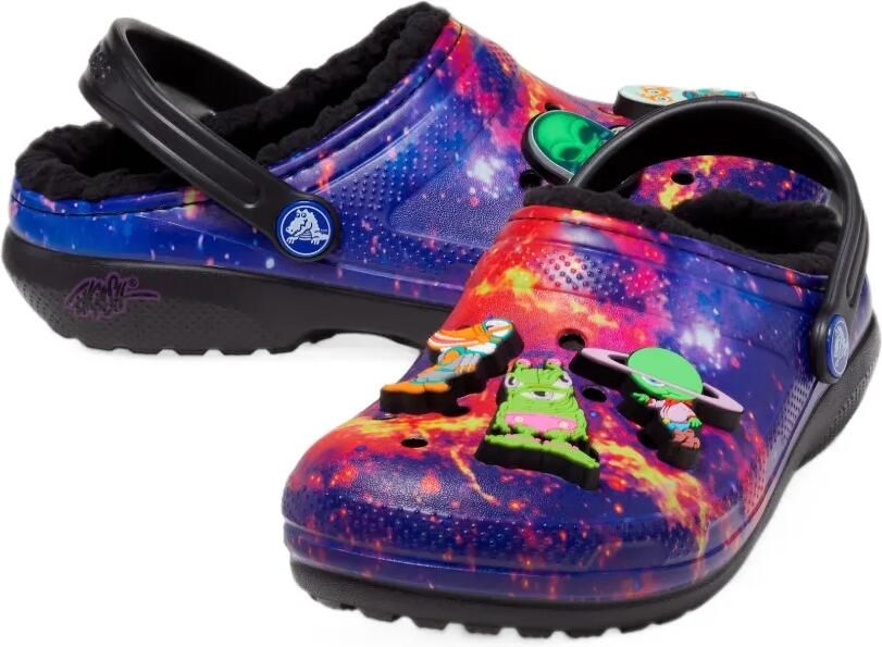 Crocs Classic Lined Galaxy clogs Blauw - Foto 2