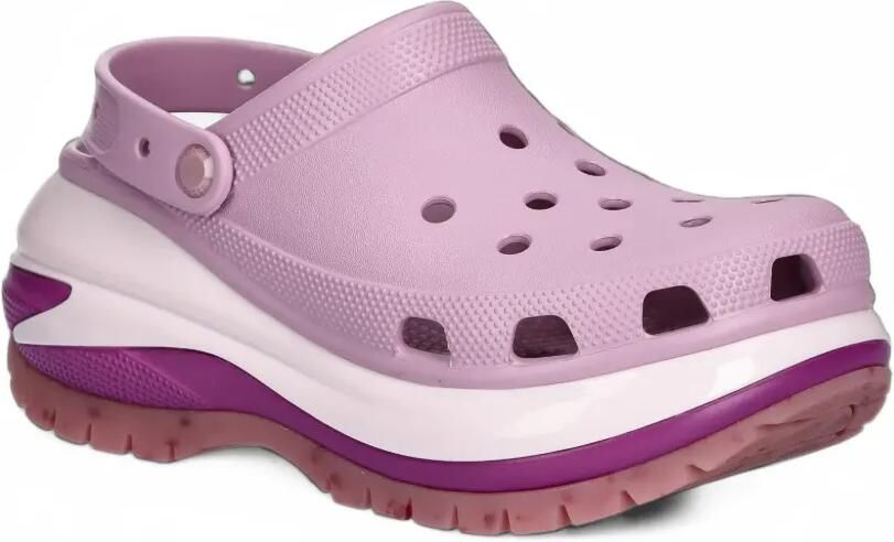 Crocs Classic Mega Crush perforated platform clogs Paars - Foto 3