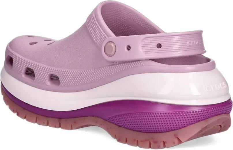Crocs Classic Mega Crush perforated platform clogs Paars - Foto 2