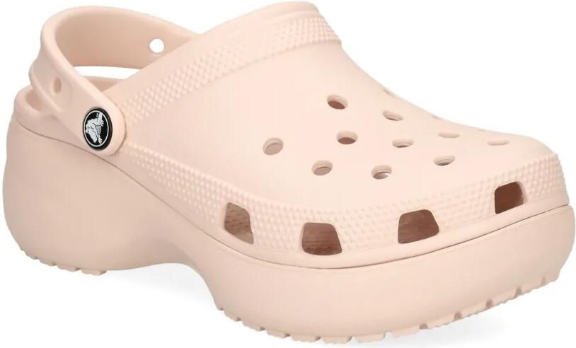 Crocs Classic muiltjes met plateauzool Roze