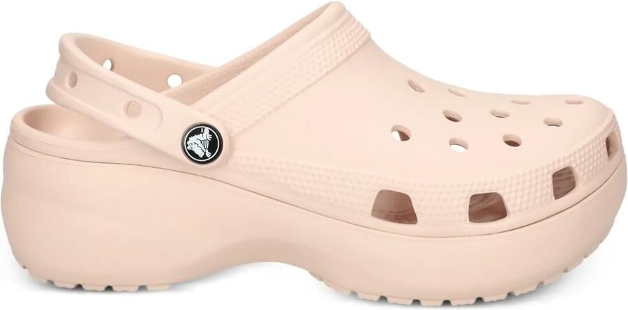 Crocs Classic muiltjes met plateauzool Roze - Foto 4