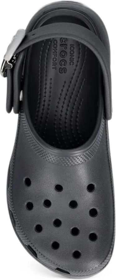 Crocs Classic Platform buckle-detail perforated mules Grijs - Foto 4