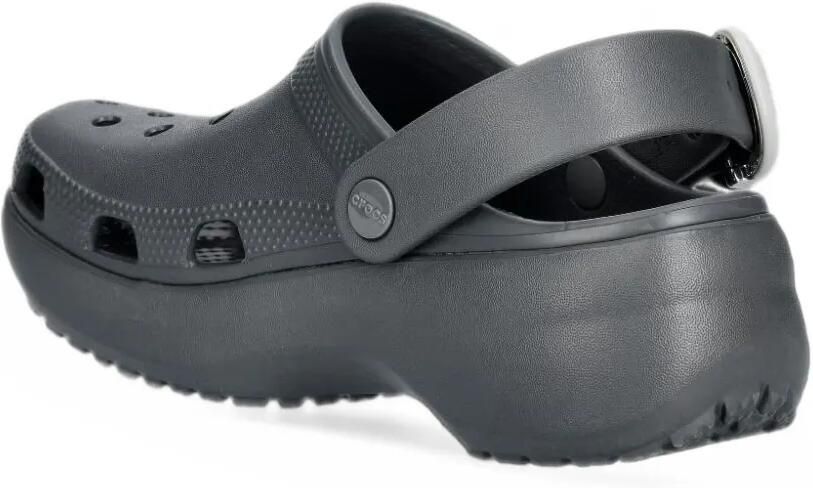 Crocs Classic Platform buckle-detail perforated mules Grijs - Foto 2