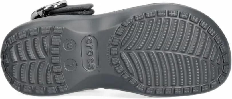 Crocs Classic Platform buckle-detail perforated mules Grijs - Foto 5