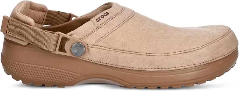 Crocs Classic slingback muiltjes met klittenband Beige