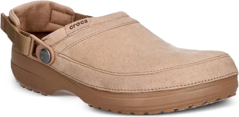 Crocs Classic slingback muiltjes met klittenband Beige - Foto 3
