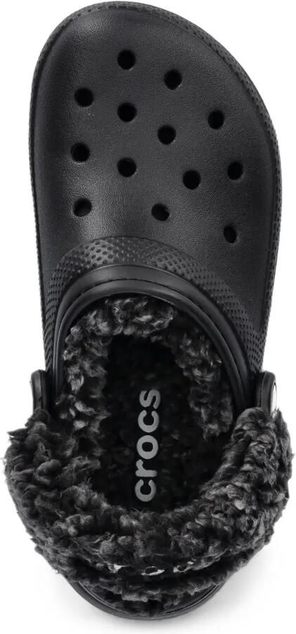 Crocs Classic slippers met fleece voering Zwart - Foto 2