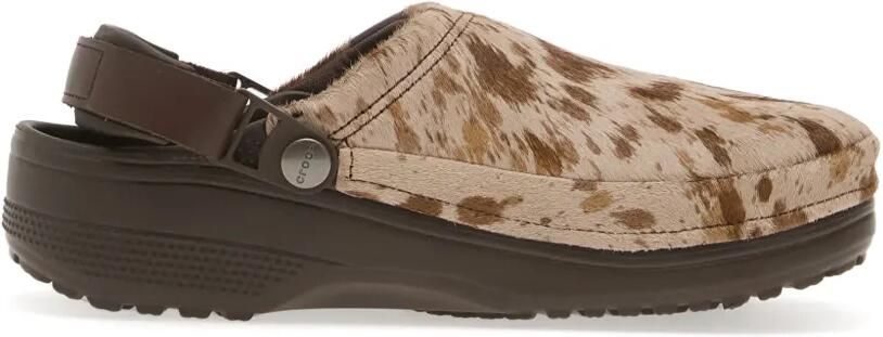 Crocs Crafted Pony Hair muiltjes Beige