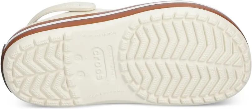 Crocs Crocband klompen met logo-patch en geperforeerde details Beige - Foto 4