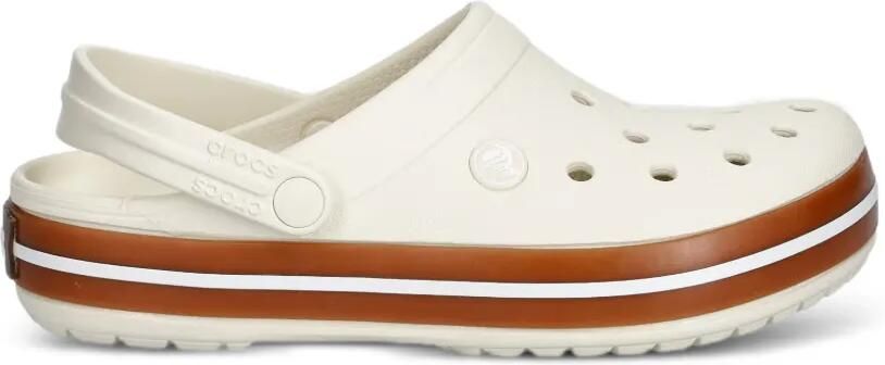 Crocs Crocband klompen met logo-patch en geperforeerde details Beige - Foto 5