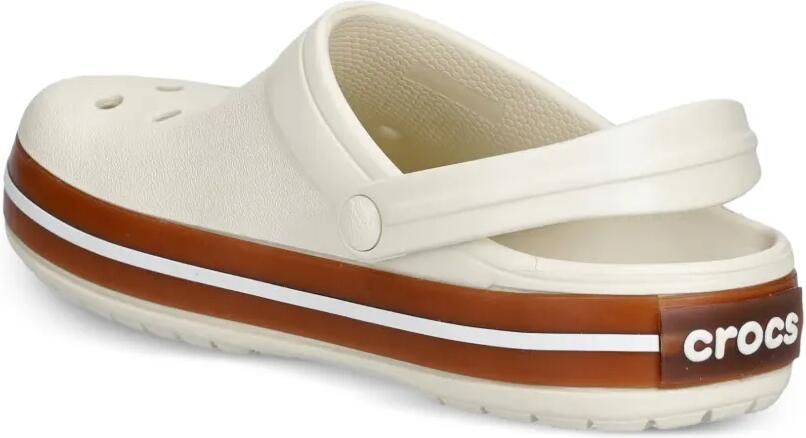 Crocs Crocband klompen met logo-patch en geperforeerde details Beige - Foto 2