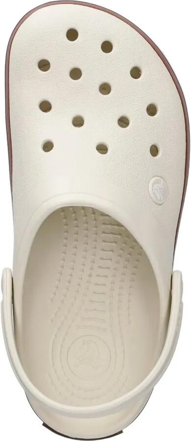 Crocs Crocband klompen met logo-patch en geperforeerde details Beige - Foto 3