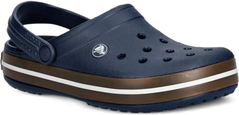 Crocs Crocband klompen met logopatch en geperforeerde details Blauw - Foto 4