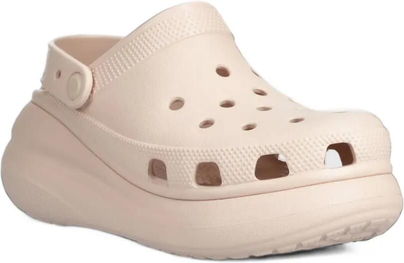 Crocs Crush perforated platform clogs Roze