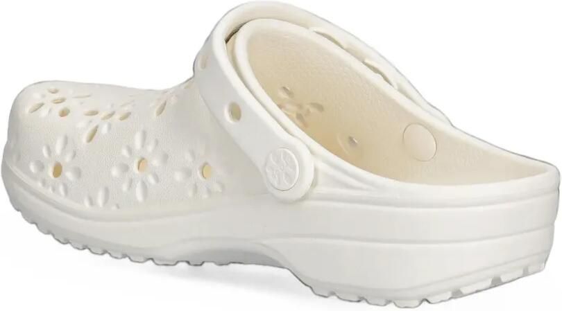 Crocs cut-out floral-detail clogs Beige - Foto 2