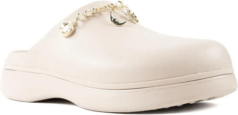 Crocs Dylan Boho gekerfde klompen Beige - Foto 3
