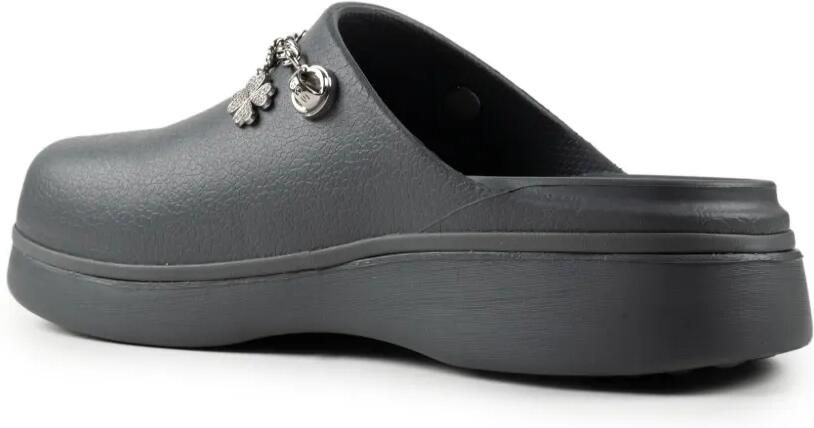 Crocs Dylan Boho gekerfde klompen Grijs - Foto 3