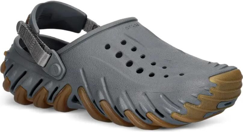 Crocs Echo Gum RO slingback klompen met geperforeerde details Grijs - Foto 2